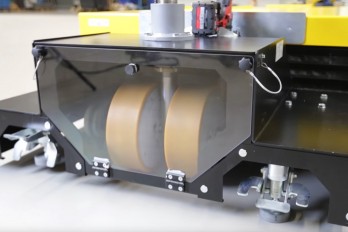 Industrielle Plattform für Schwerlasten mit elektrischem Rad von ez-Wheel® Serie 300I