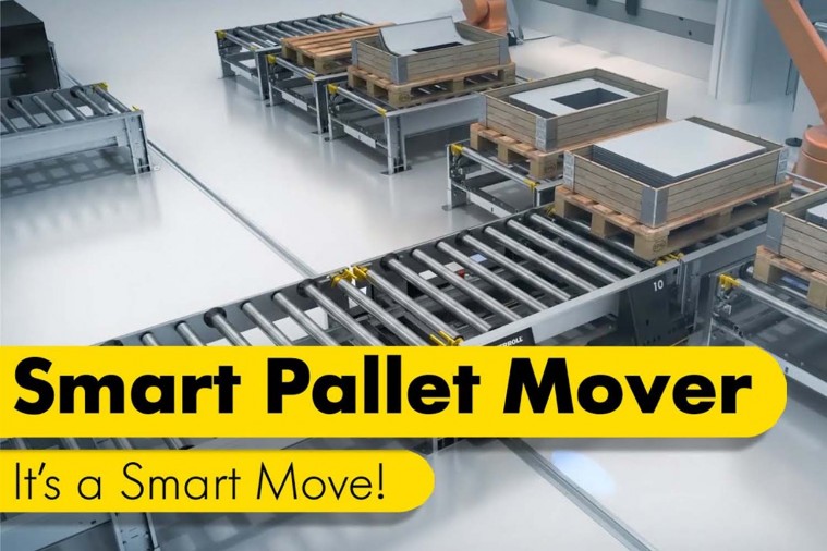Trois axes du Smart Pallet Mover sont motorisés par le moteur sécuritaire SWD Core